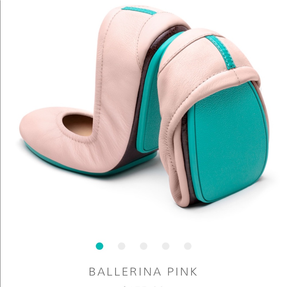 Tieks Ballerina pink flats size 9